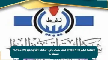 «فرصة مميزة» brega ly كيف تسجل في الدفعة الثانية عبر 10.40.2.195 بسهولة